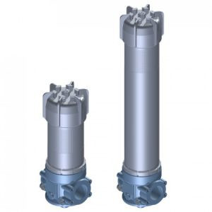  In-line simplex or modular filter, from 2 to 6 heads working pressure 30 bar (435 psi) flow rates up to 2400 l/min. (LMP 950-951)
